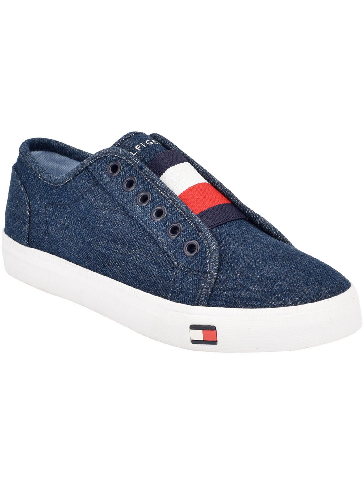 Tommy Hilfiger Womens Anni 3 Denim Slip-On Sneakers